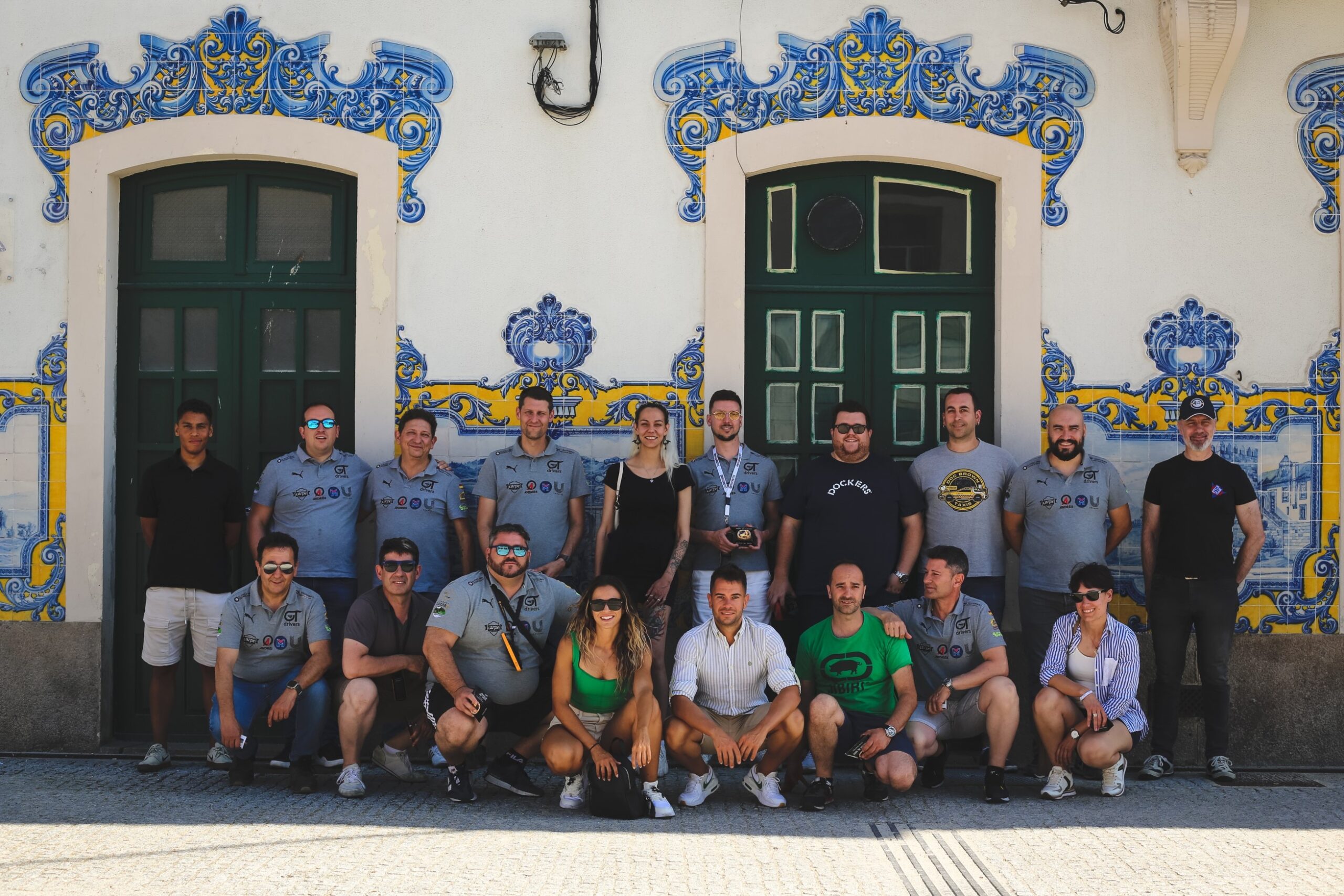 Ruta Portugal. Foto de familia en Vilar Formoso